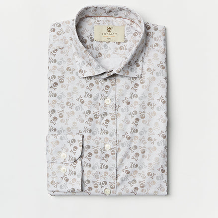 CAMISA ALG/ELASTÁN ESTAMPADA DANGER