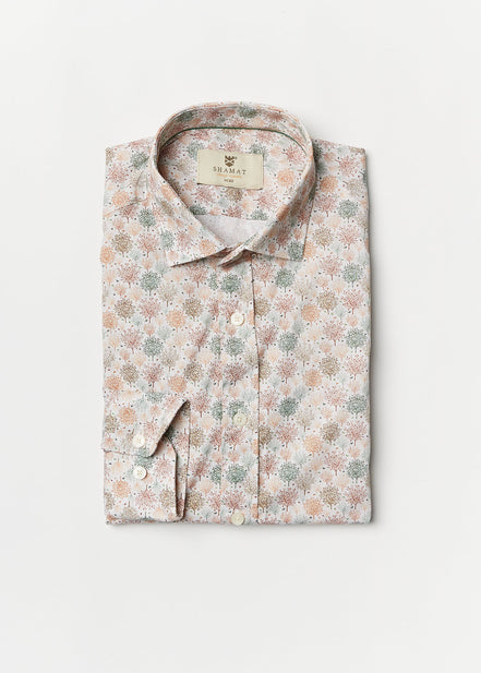 CAMISA ALG/ELASTÁN ESTAMPADA AUTUMN