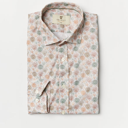 CAMISA ALG/ELASTÁN ESTAMPADA AUTUMN