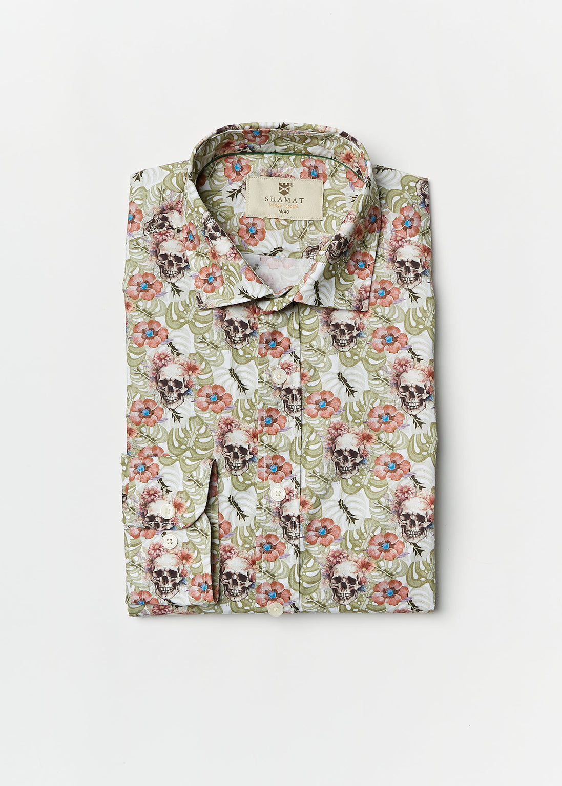 CAMISA ALG/ELASTÁN ESTAMPADA DESTINY