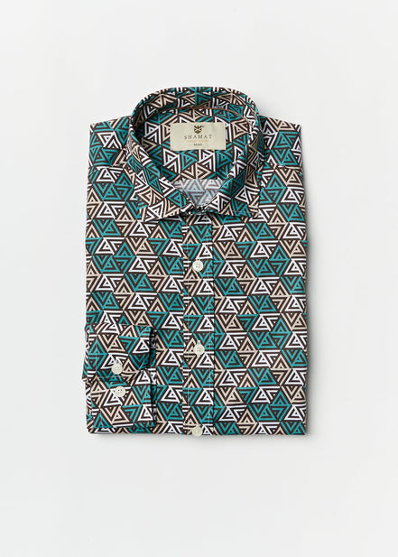 CAMISA M/L ALGODON CON ELASTAN