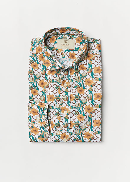 CAMISA M/L ALGODON CON ELASTAN