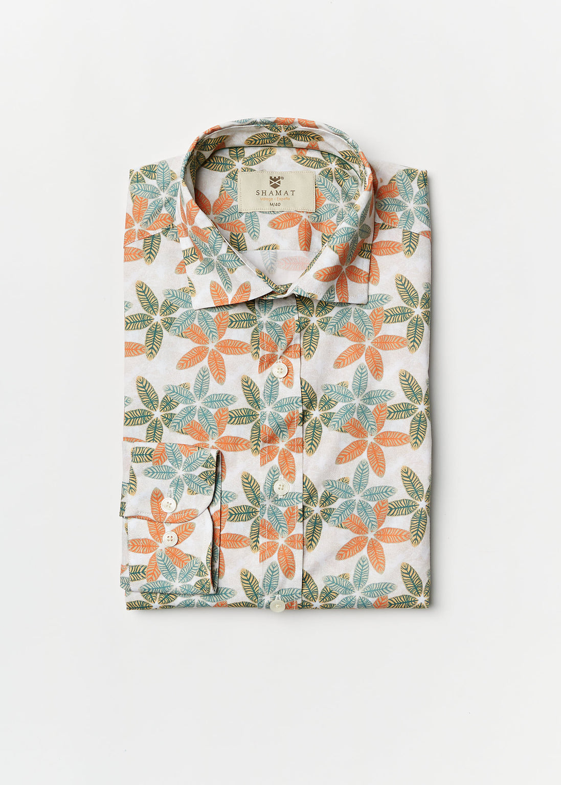 CAMISA M/L ALGODON CON ELASTAN