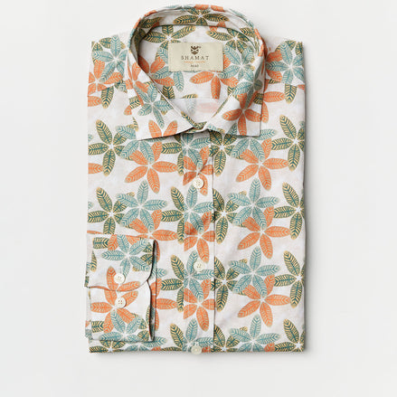 CAMISA M/L ALGODON CON ELASTAN