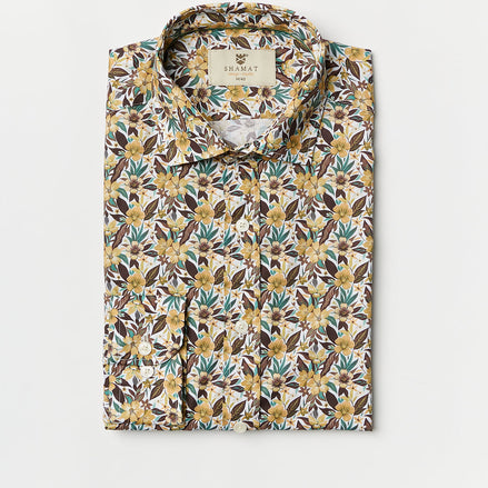 CAMISA M/L ALGODON CON ELASTANO