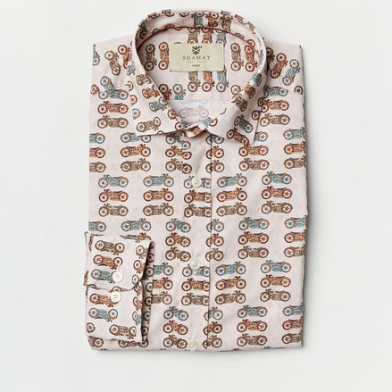 CAMISA M/L ALGODON CON ELASTAN