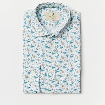 CAMISA M/L ALGODON CON ELASTAN