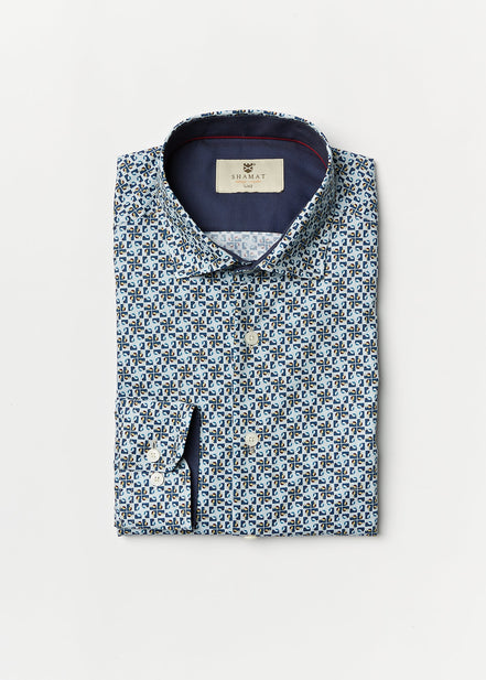 CAMISA ALGODÓN ESTAMPADA JARIN