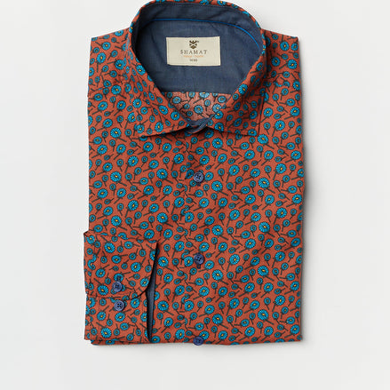 CAMISA ALGODÓN ESTAMPADA TRANI