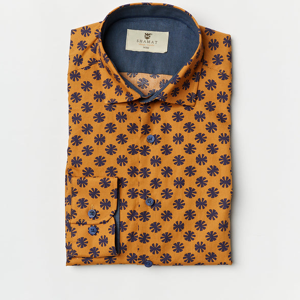 CAMISA ALGODÓN ESTAMPADA TRANI