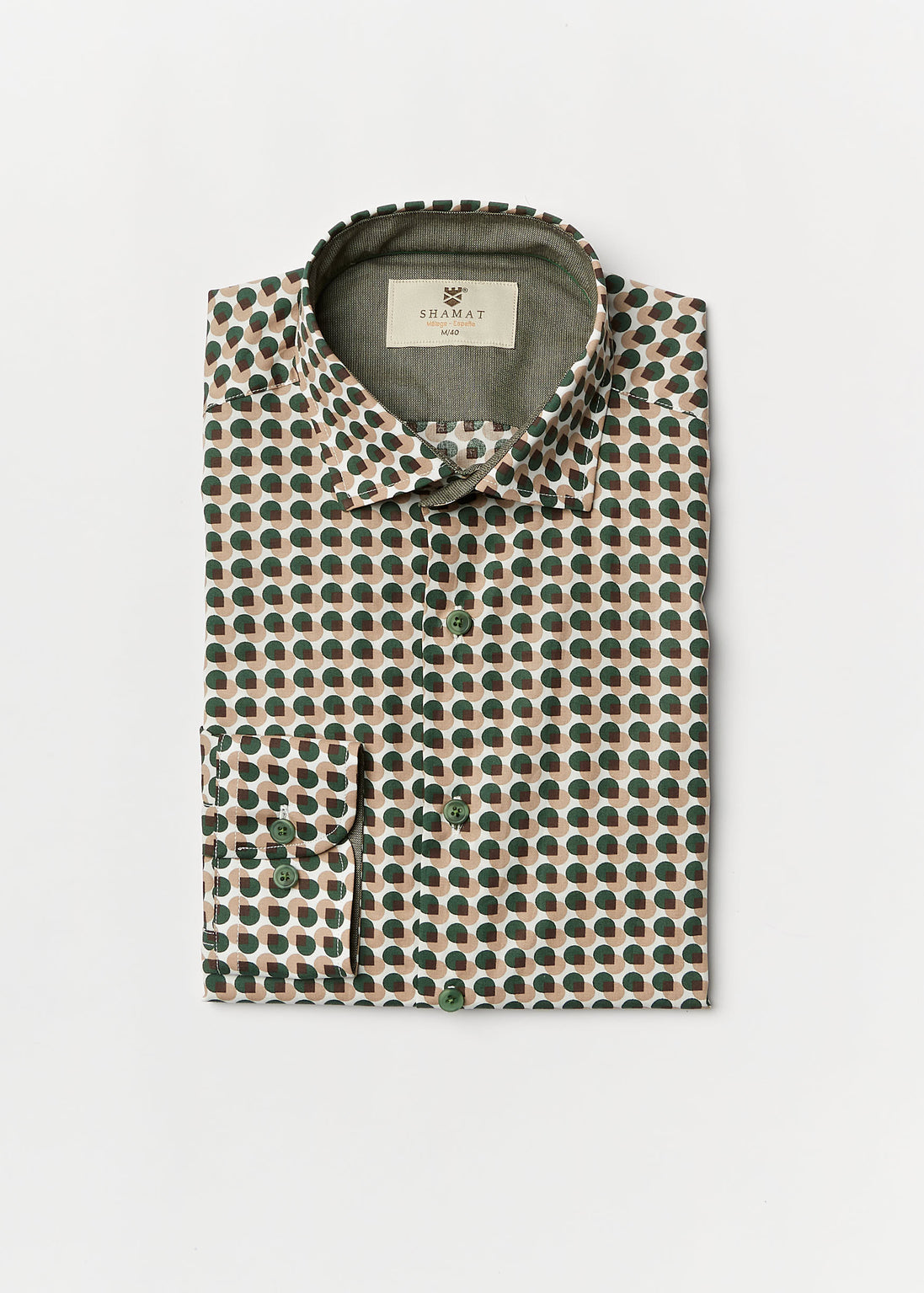 CAMISA ALGODÓN ESTAMPADA TRANI
