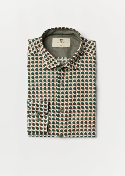 CAMISA ALGODÓN ESTAMPADA TRANI