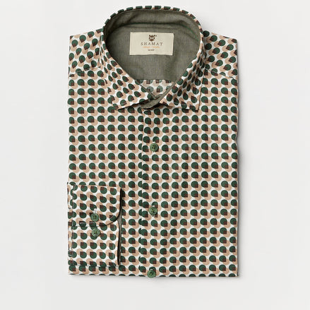 CAMISA ALGODÓN ESTAMPADA TRANI