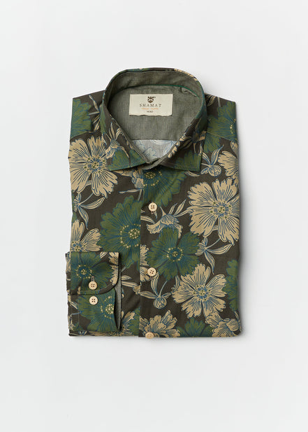 CAMISA ALGODÓN ESTAMPADA TRM