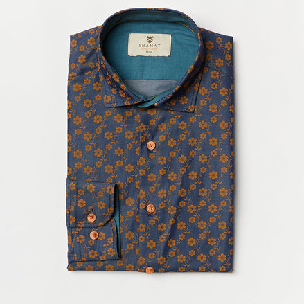 CAMISA ALGODÓN ESTAMPADA GÉNOVA