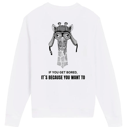 GIRAFFE PRINT SWEATSHIRT