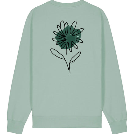 FLOWER PRINT SWEATSHIRT