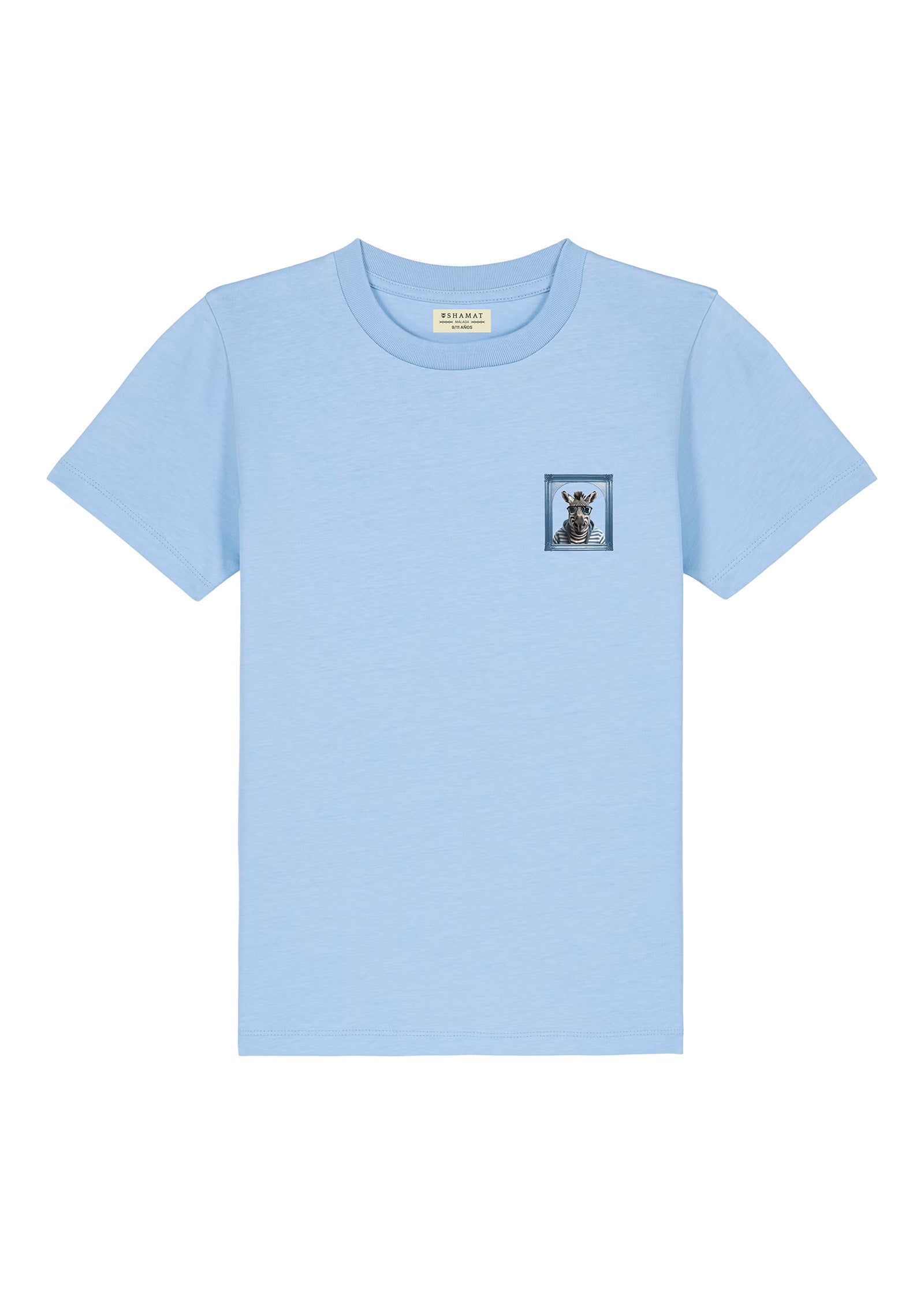 CAMISETA INFANTIL ESTAMPADO CEBRA
