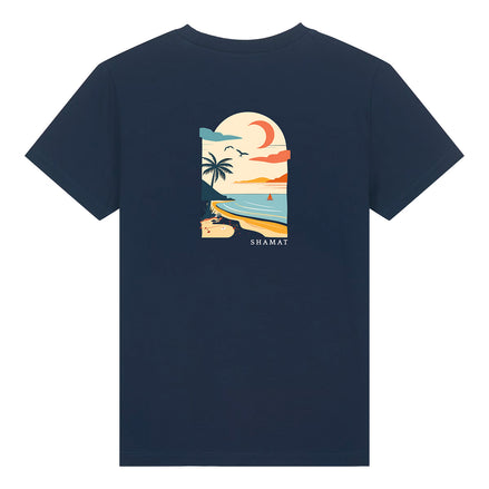 CAMISETA INFANTIL ESTAMPADO PLAYA