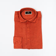 Camisa De Manga Larga Lino 100