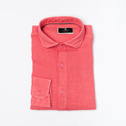 Camisa De Manga Larga Lino 100