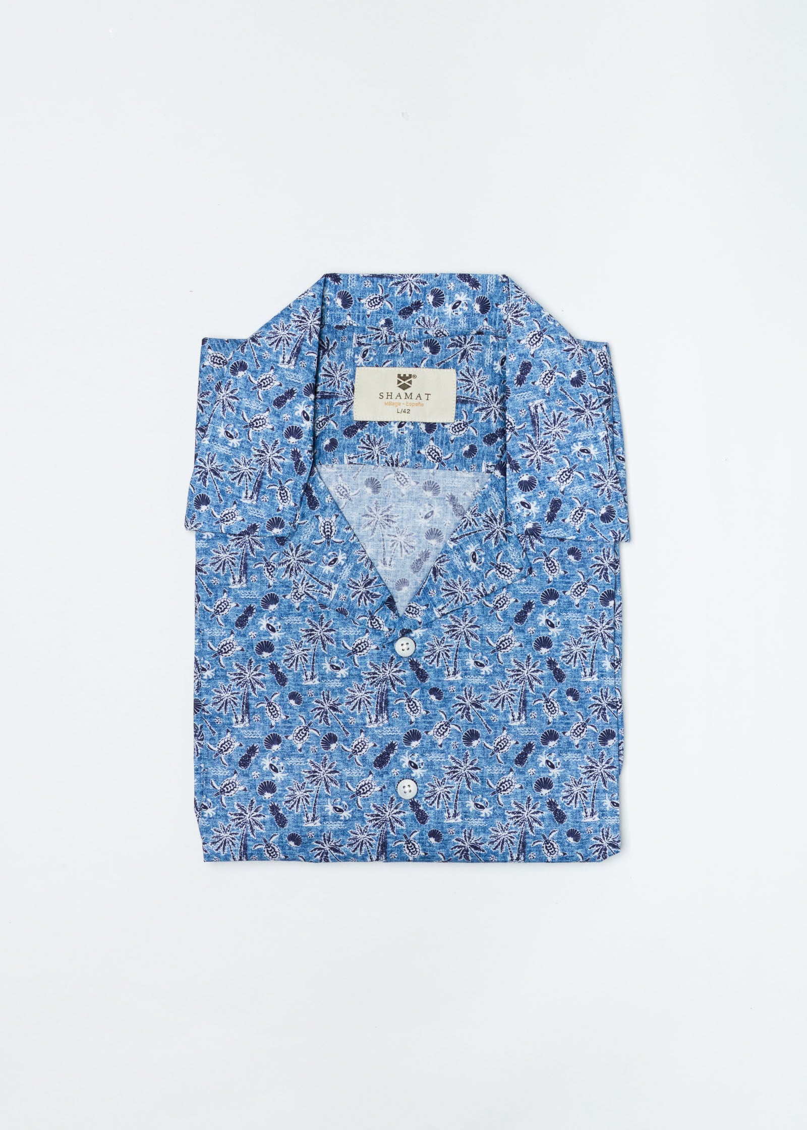 Camisa Bowling Voile Costa Mediterránea