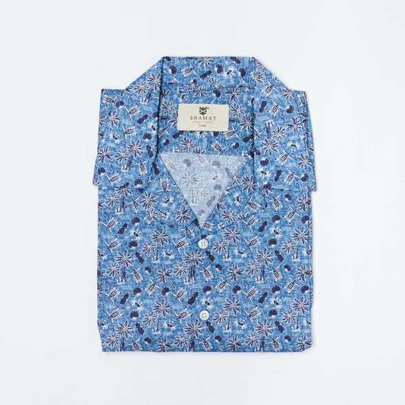Camisa Bowling Voile Costa Mediterránea