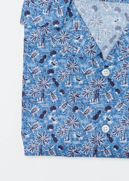 Camisa Bowling Voile Costa Mediterránea