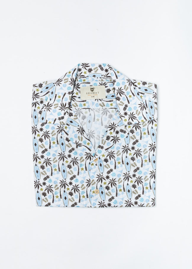 Camisa Bowling Voile Surf Mediterráneo