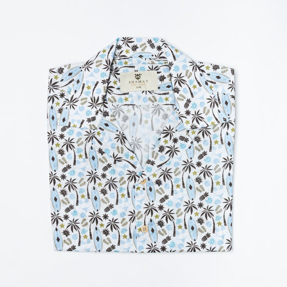 Camisa Bowling Voile Surf Mediterráneo