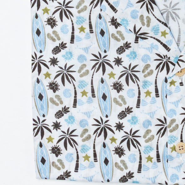 Camisa Bowling Voile Surf Mediterráneo