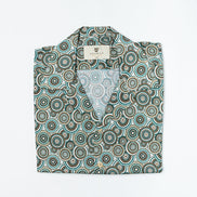 Camisa Bowling Viscosa Círculos Mediterráneos