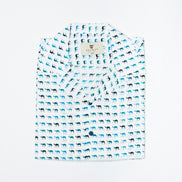 Camisa Bowling Camellos Mediterráneos