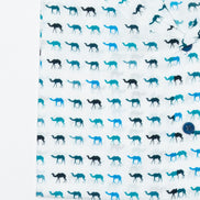 Camisa Bowling Camellos Mediterráneos