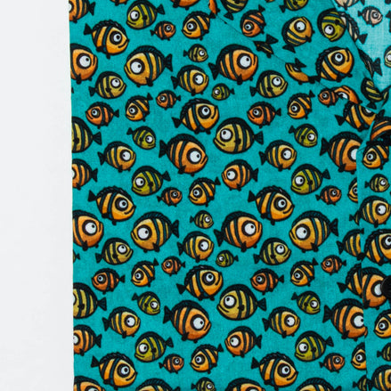Camisa Bowling Peces Mediterráneos Voile