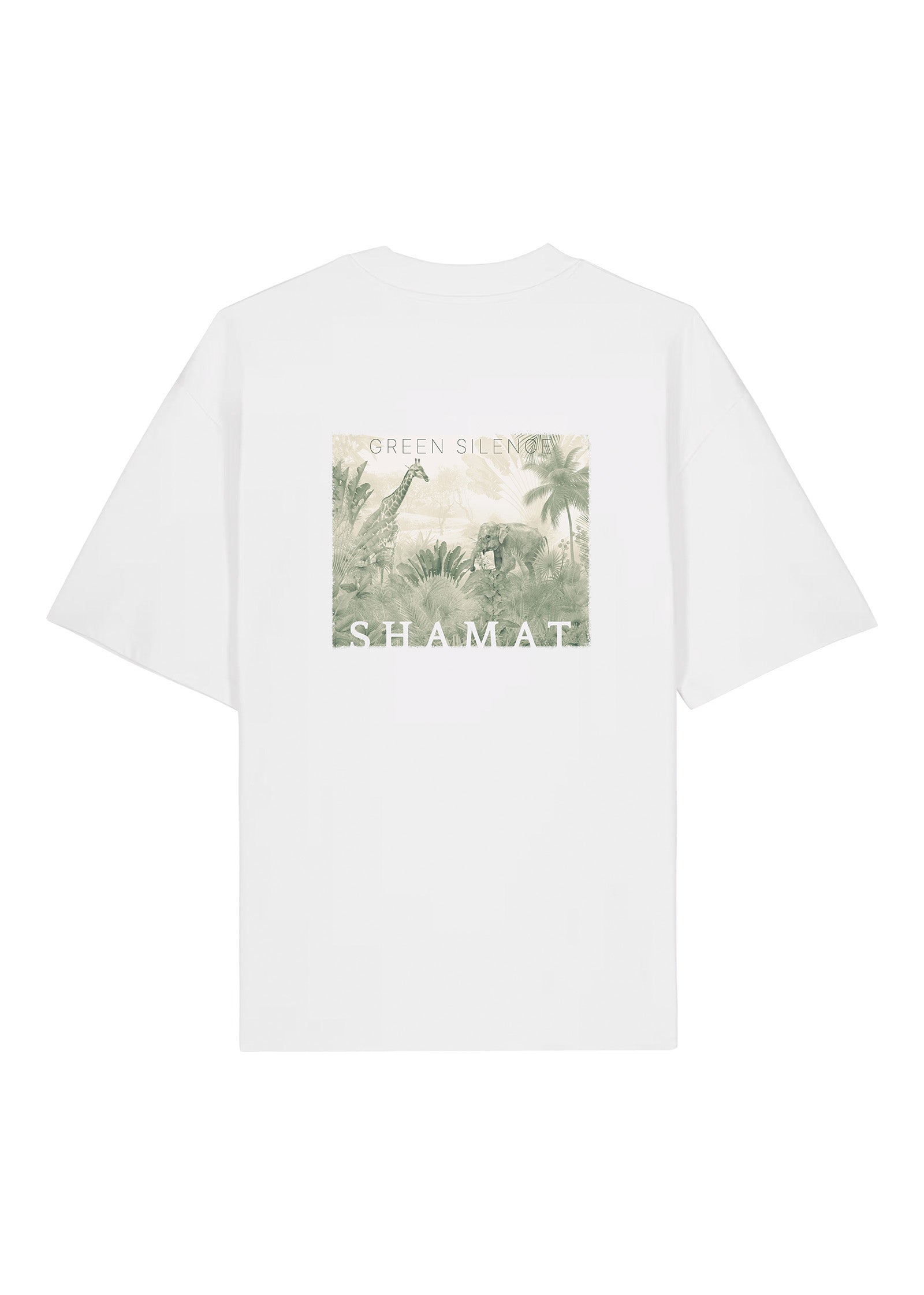 Camiseta Oversized Green Silence