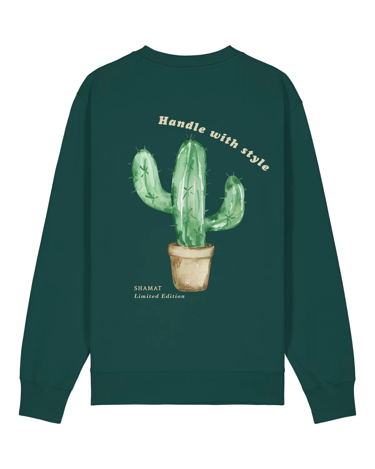 Sudadera Cuello Redondo Handle with Style – SHAMAT
