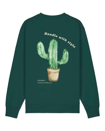 Sudadera Cuello Redondo Handle with Style – SHAMAT