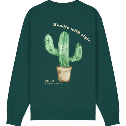 Sudadera Cuello Redondo Handle with Style – SHAMAT