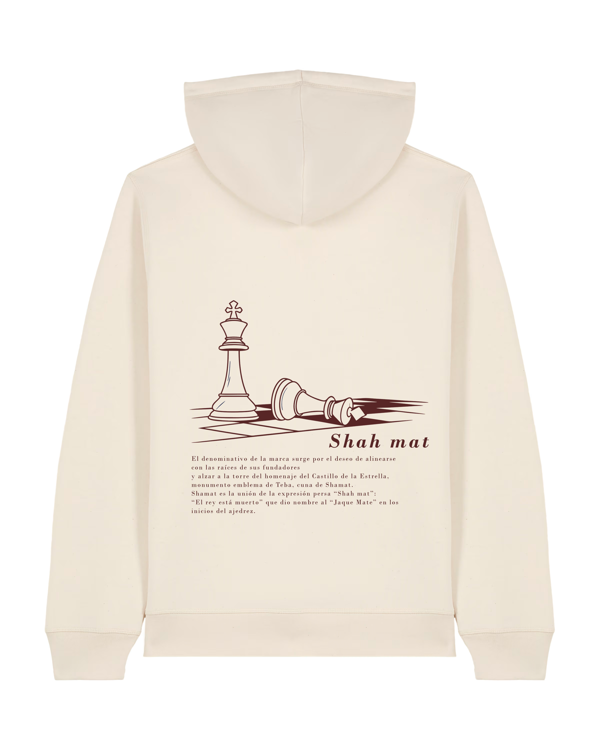 Sudadera con Capucha SHA MAT – Natural