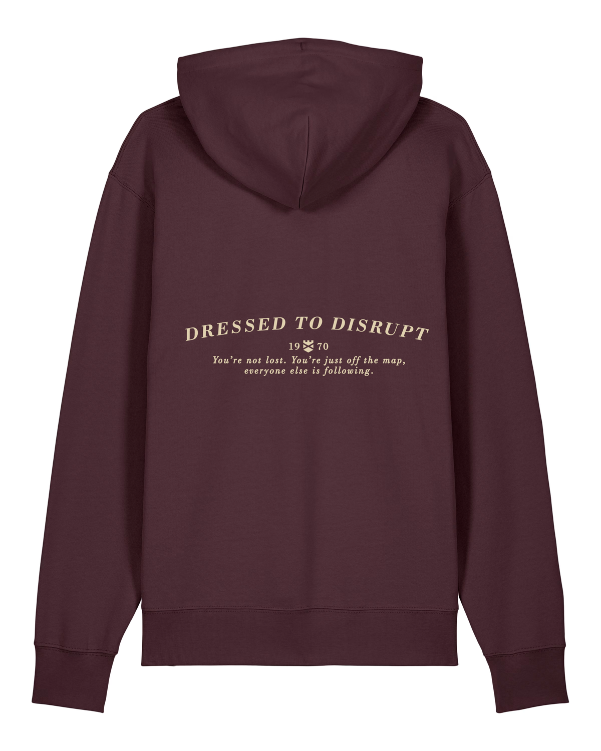 Sudadera con Capucha Dressed to Disrupt – Red Brown
