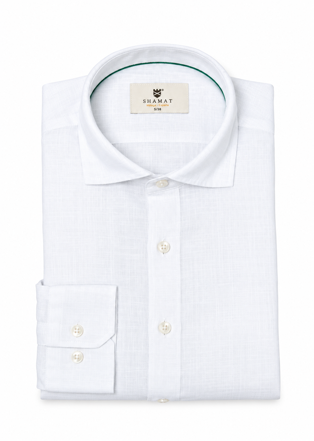 Camisa manga larga Lino 100%