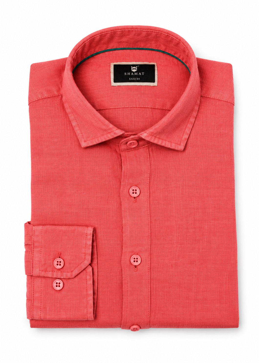 Camisa manga larga Lino 100%