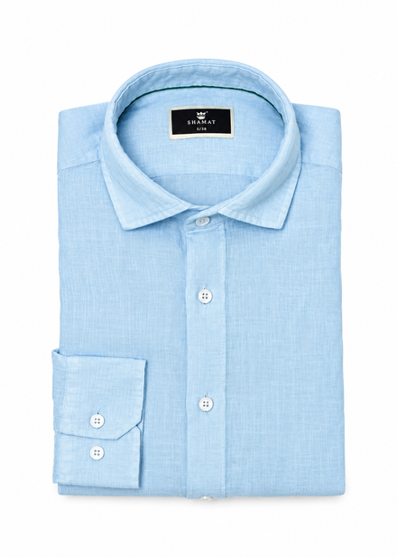 Camisa manga larga Lino 100%