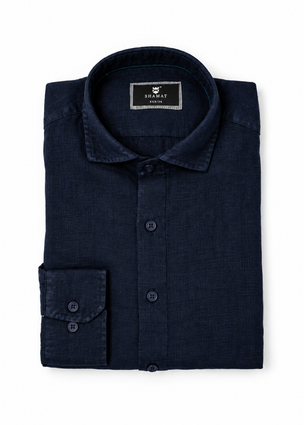Camisa manga larga Lino 100%