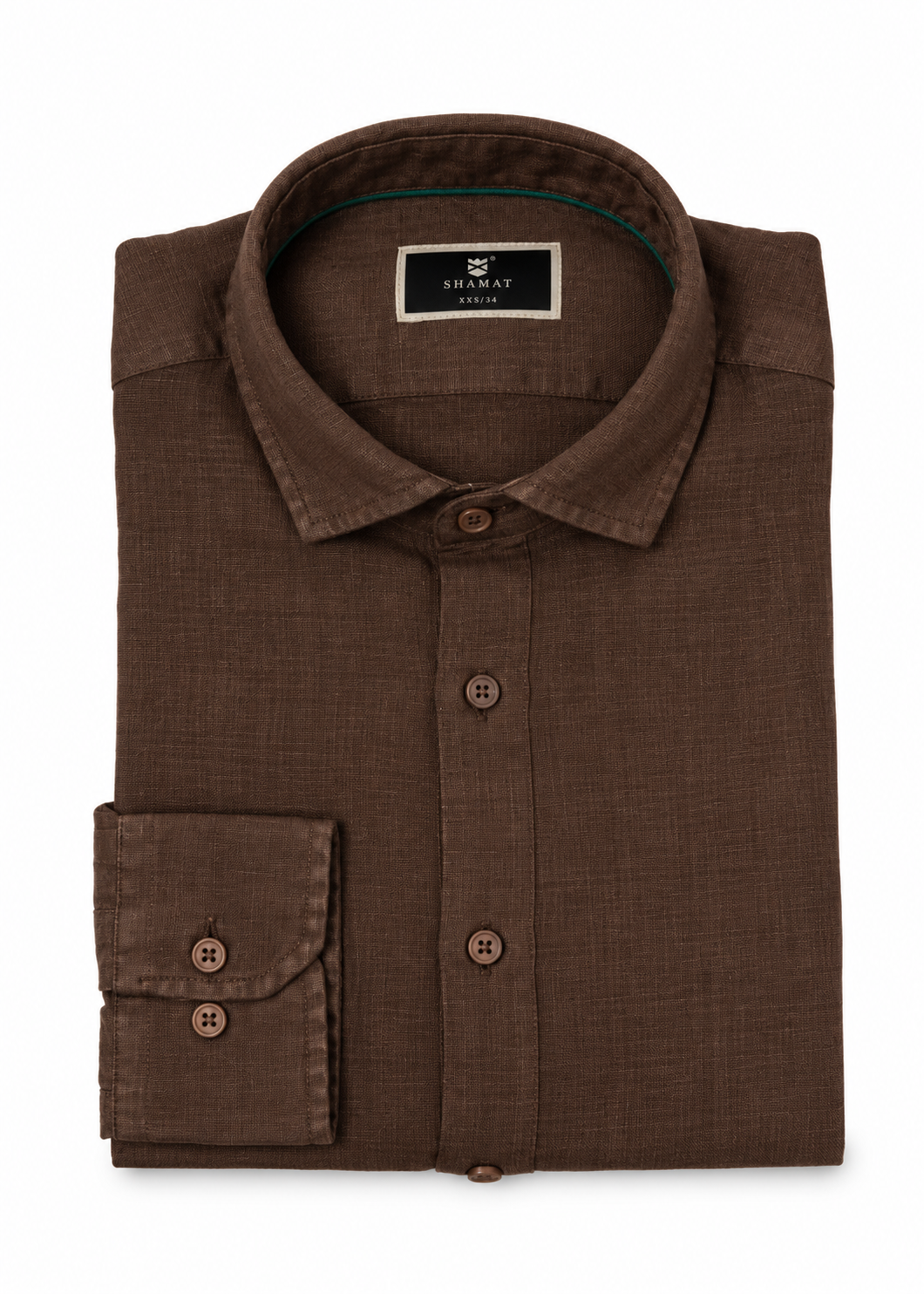 Camisa manga larga Lino 100%