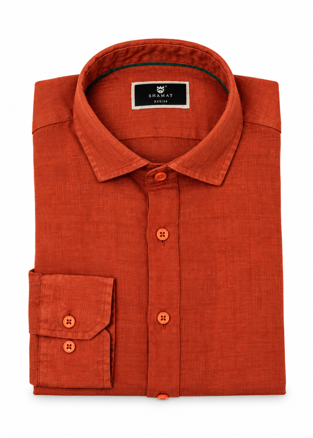 Camisa manga larga Lino 100%