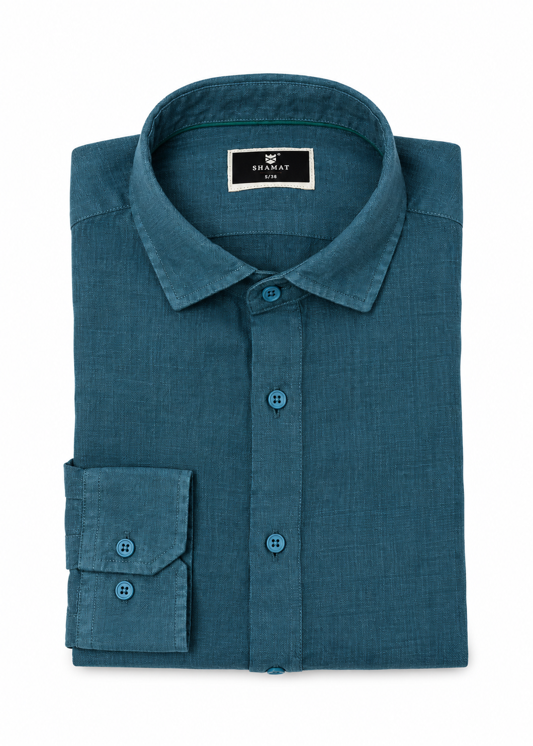 Camisa manga larga Lino 100%