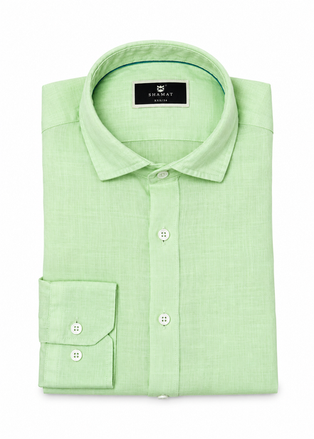 Camisa manga larga Lino 100%