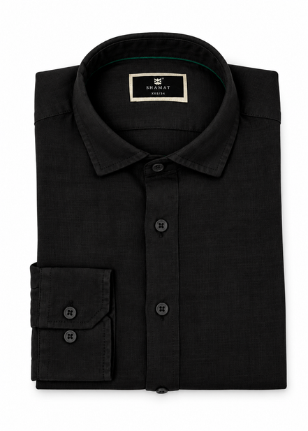 Camisa manga larga Lino 100%